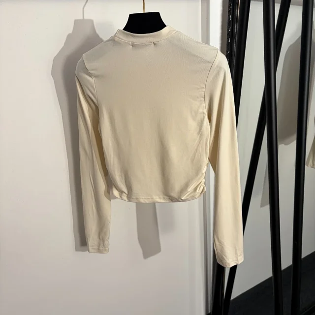 Unbranded Matching Sets Long-sleeve crew-neck top and drawstring wide-leg trousers product detail image 4