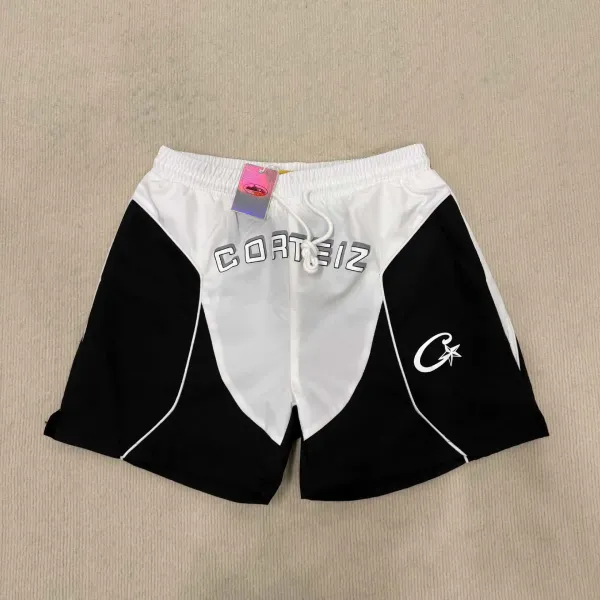 Corteiz Archive Logo Shorts Black / Gray - 3