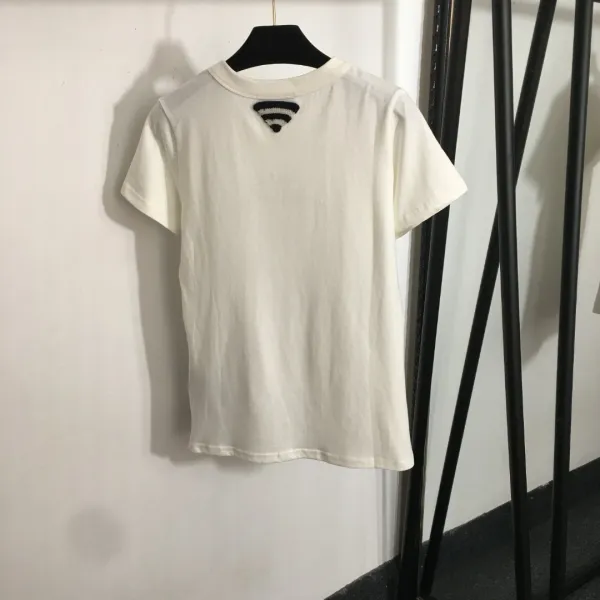 Prada Logo Print Brown T-Shirt - 5