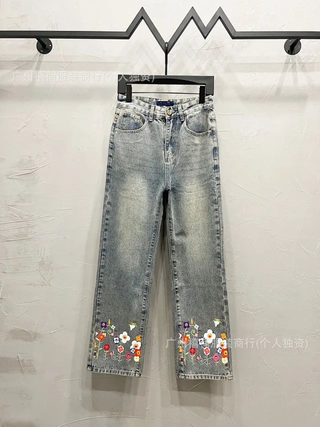 Louis Vuitton Jeans Straight-Leg Graphic Patch product detail image 30