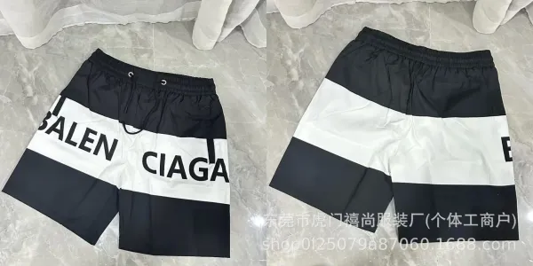 Fendi FF Monogram Print Shorts Black / White - 4