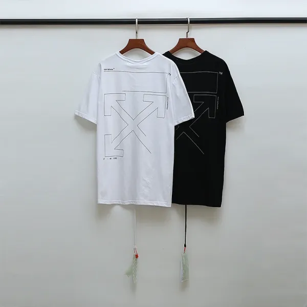 Off-White Arrow Gradient Print White T-Shirt - 25