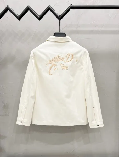 Design Utility Shirt Beige Embroidered Patch Shirt Tops Shirt - 17
