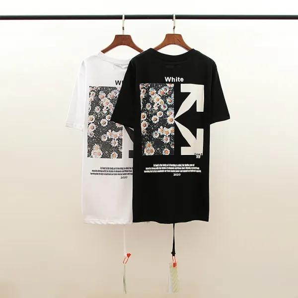 Off-White Arrow Gradient Print White T-Shirt - 32