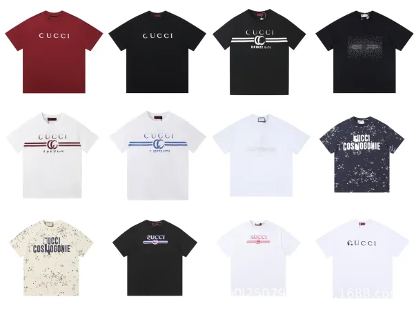 Gucci Logo Print Burgundy T-Shirt - 3
