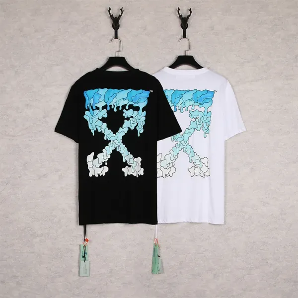 Off-White Arrow Gradient Print White T-Shirt - 36