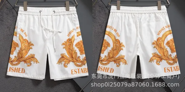 Fendi FF Monogram Print Shorts Black / White - 10