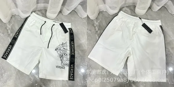Fendi FF Monogram Print Shorts Black / White - 13