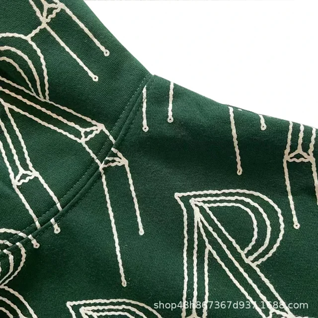 Represent Hoodies & Sweatshirts All-Over R Logo Print Pullover Hoodie product detail image 14