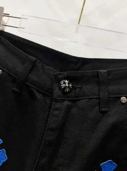 Chrome Hearts Cross-Embroidered Cargo Pants Gray - 6