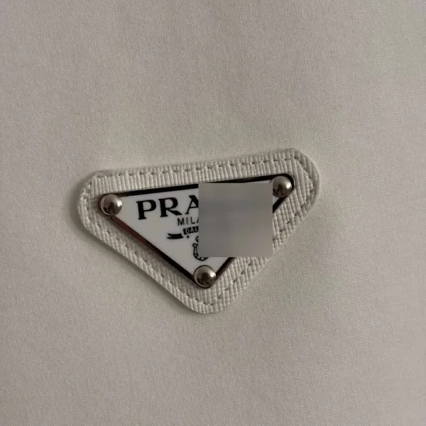 Prada Re-Nylon Cropped T-Shirt Gray - 10