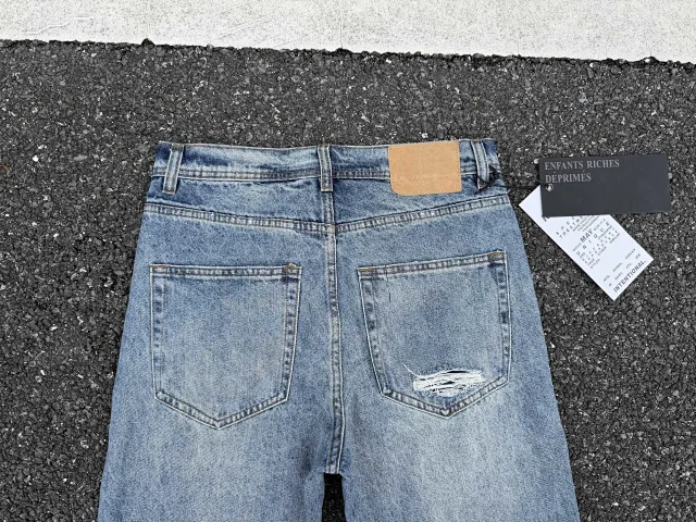 Purple Brand Jeans Distressed flared with frayed hems product detail image 16