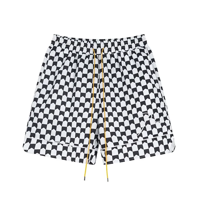 Rhude Shorts Checkerboard Drawstring product detail image 9