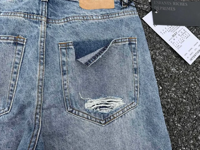 Purple Brand Jeans Distressed flared with frayed hems product detail image 18