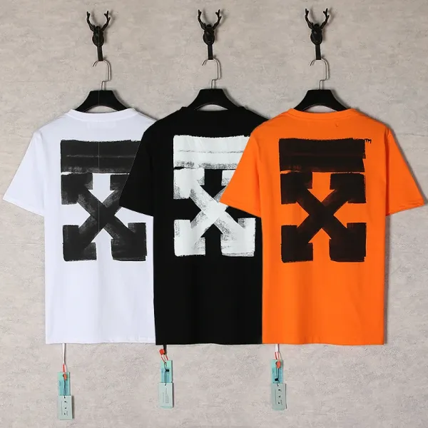 Off-White Arrow Gradient Print White T-Shirt - 46