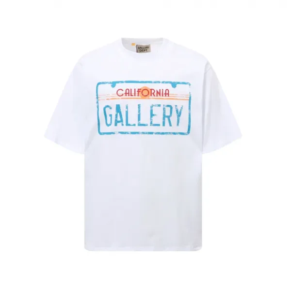 Gallery Dept California Gallery License Plate T-Shirt White - 1