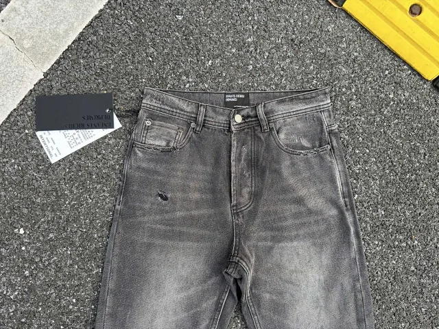Purple Brand Jeans Distressed flared with frayed hems product detail image 29