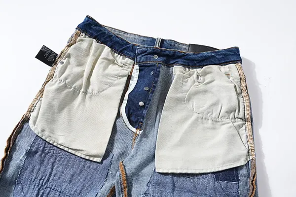 Design Distressed Ripped Light Wash Jeans - 23