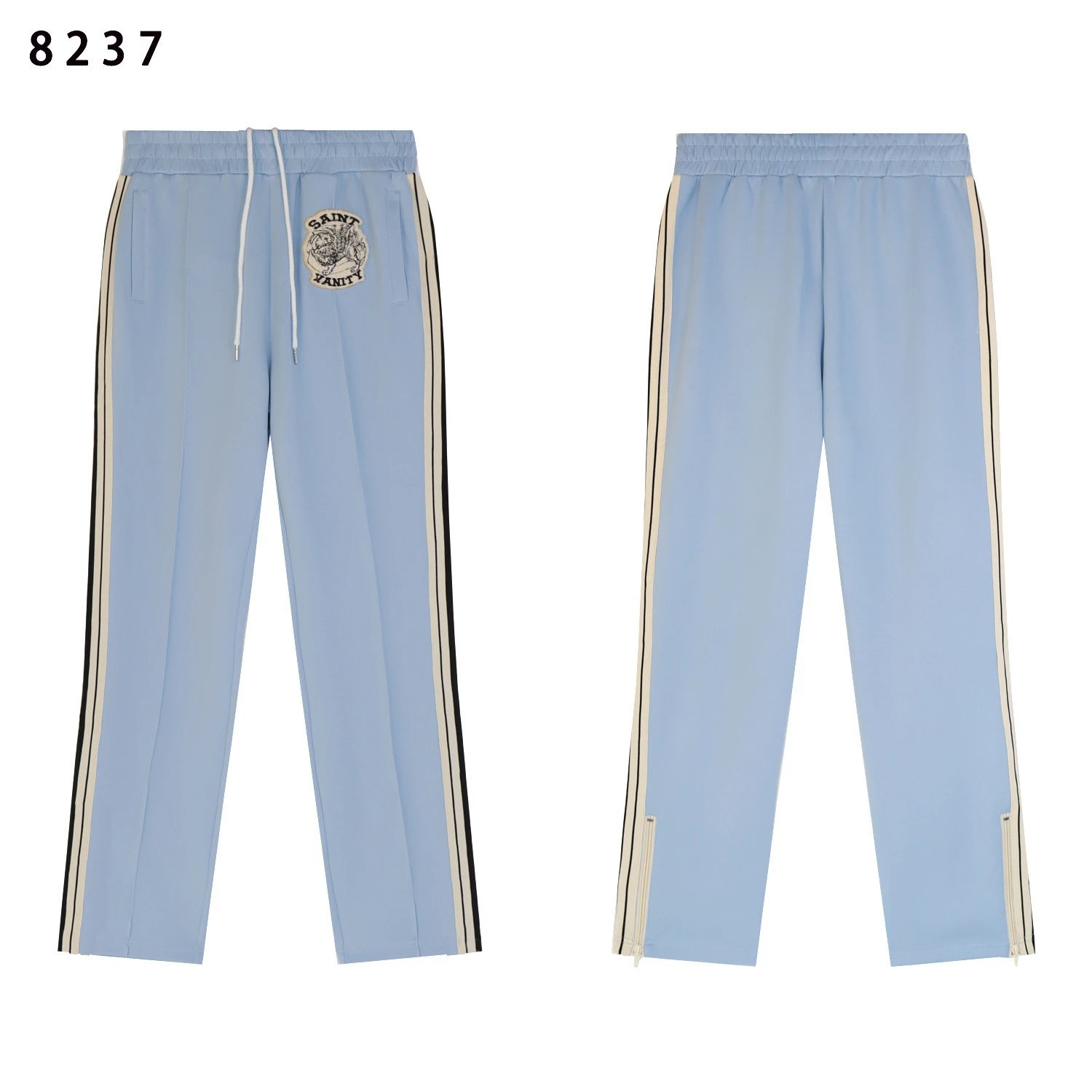 Saint Vanity Tracksuits Zip-up track jacket and striped pants set image 5
