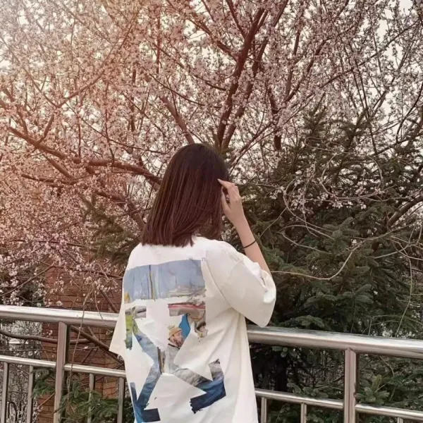 Off-White Arrow Gradient Print White T-Shirt - 11