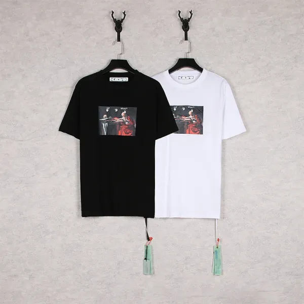 Off-White Arrow Gradient Print White T-Shirt - 34