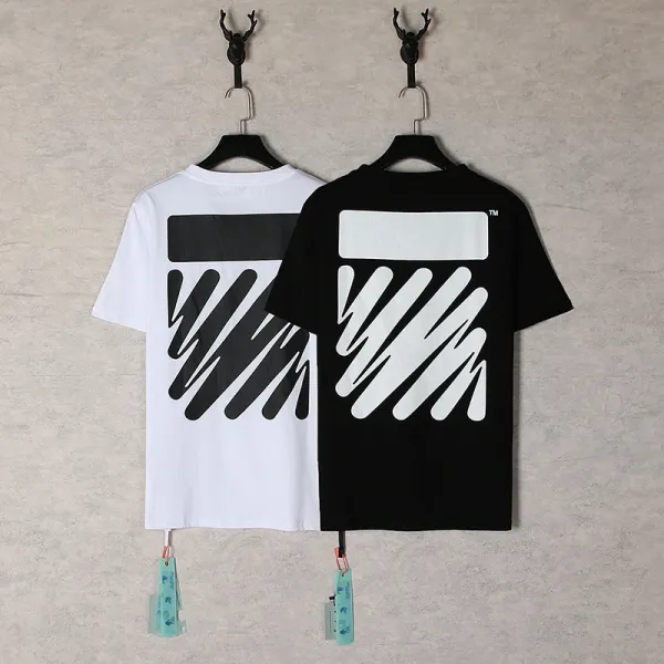 Off-White Arrow Gradient Print White T-Shirt - 48