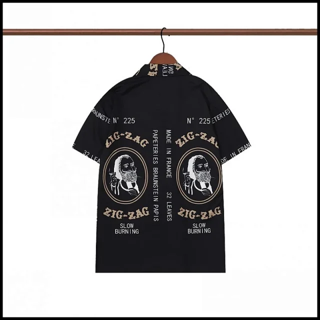 AMIRI Shirts Short-Sleeve Button-Up Graphic Print Shirt product detail image 12