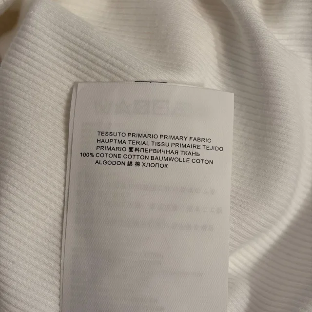 MM6 Maison Margiela Vests Ribbed Numeric Logo Tank Top product detail image 9