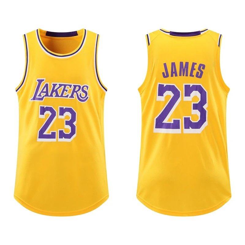2021 Crewneck Lakers 23-Yellow