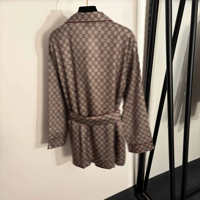 Gucci Matching Sets GG monogram pajama-style shirt and trousers set product detail image 4