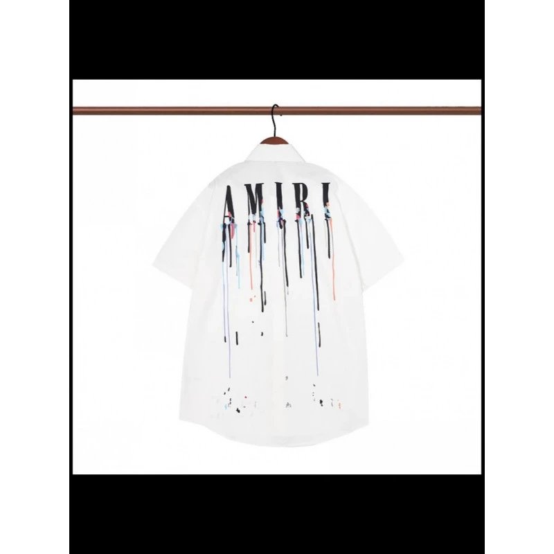 AMIRI Shirts Short-Sleeve Button-Up Graphic Print Shirt image 4
