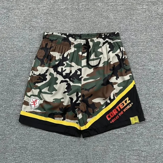 Corteiz Shorts Drawstring color-block with camouflage variants product detail image 2