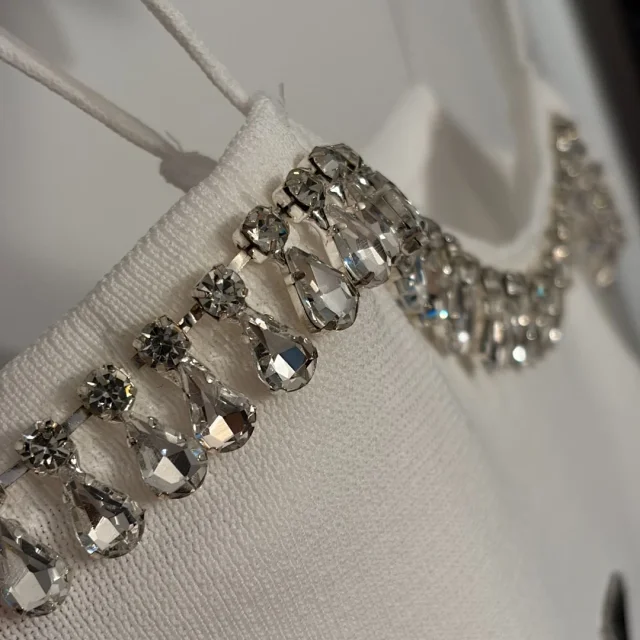 Unbranded Knitwear Rhinestone-Trim Spaghetti-Strap Knit Camisole product detail image 8
