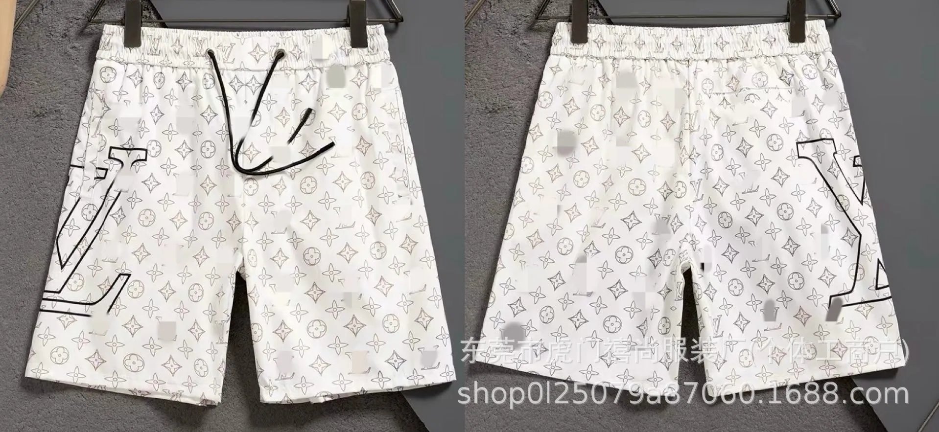 Design Pixel Camo Print 4-Piece Shorts - 33