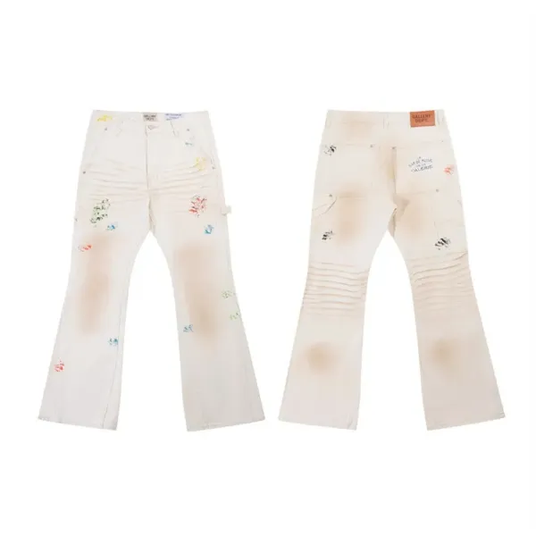 Gallery Dept Patchwork Floral Embroidered Flared Jeans - 16