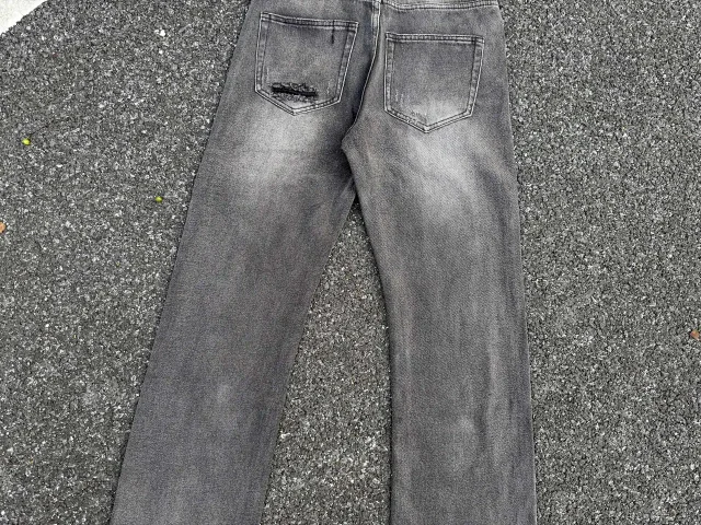 Purple Brand Jeans Distressed flared with frayed hems product detail image 39