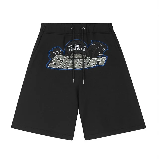 Trapstar Shorts Drawstring with embroidered panther graphic product detail image 20