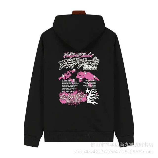 Hellstar Hoodies & Sweatshirts Graphic Print Pullover Hoodie product detail image 7