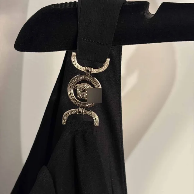 Unbranded Dresses Sleeveless draped maxi dress with ring hardware straps product detail image 7