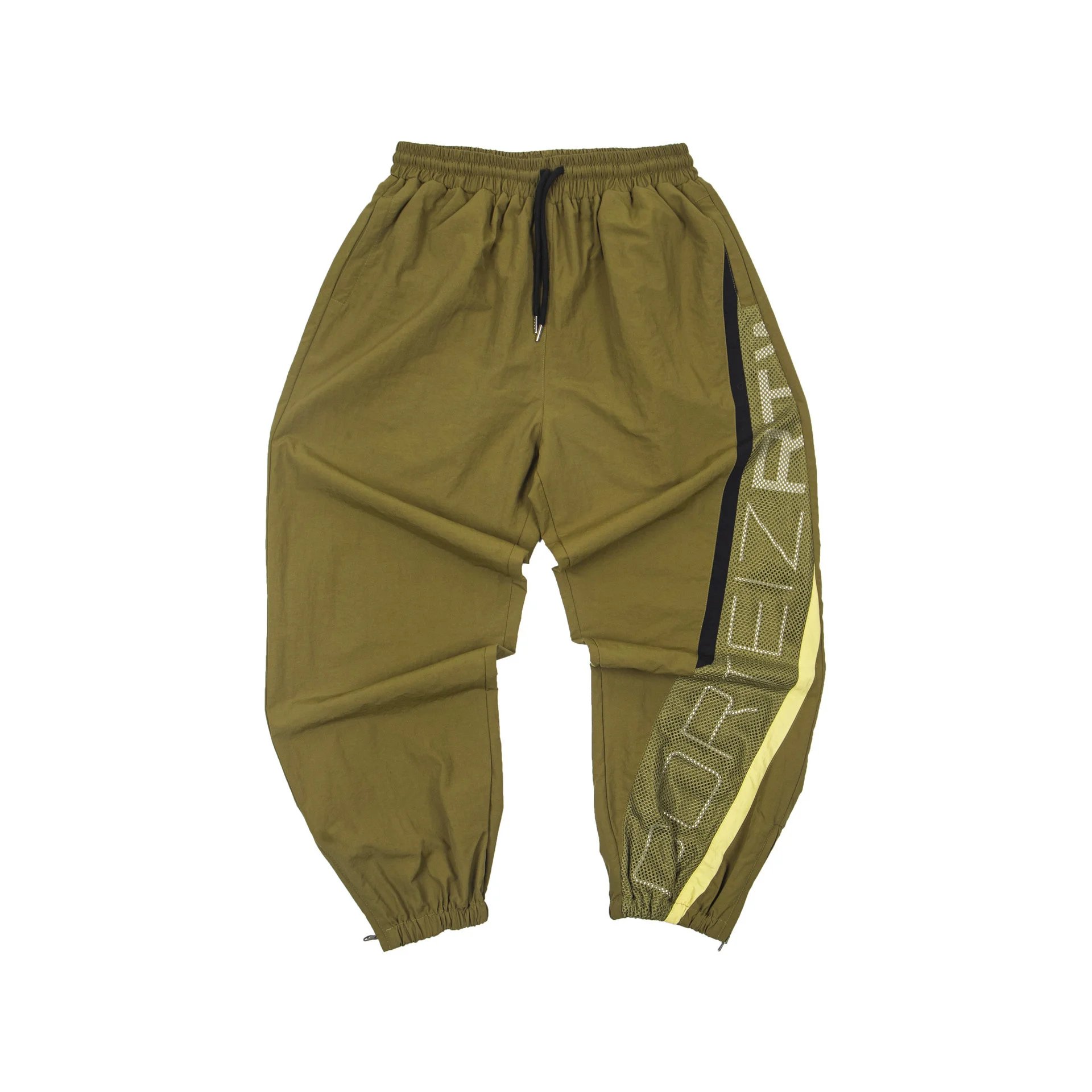 Corteiz Jackets Full-Zip Mesh Logo Panel Jacket — Army Green (Trousers)