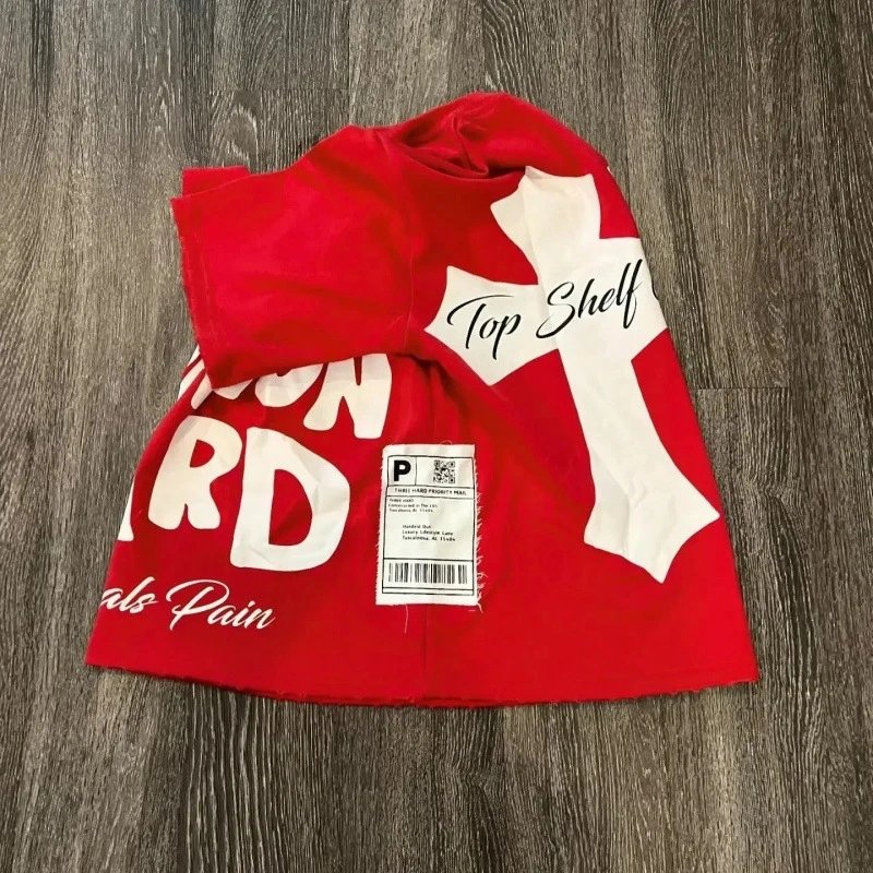 Design Top Shelf Cross T-Shirt Red T-Shirts