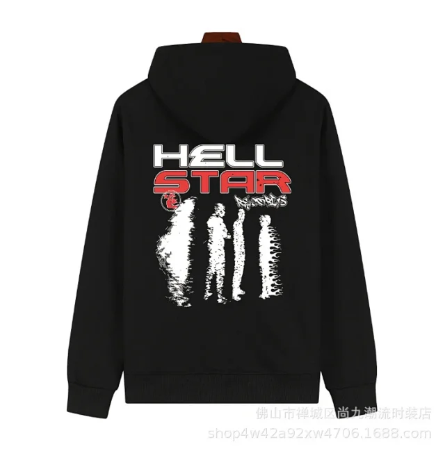 Hellstar Hoodies & Sweatshirts Graphic Print Pullover Hoodie product detail image 16