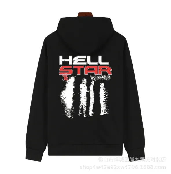 Hellstar Lovers Only Graphic Hoodie White - 17