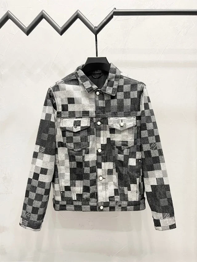 Louis Vuitton Matching Sets Monogram Denim Jacket and Jeans Set product detail image 23