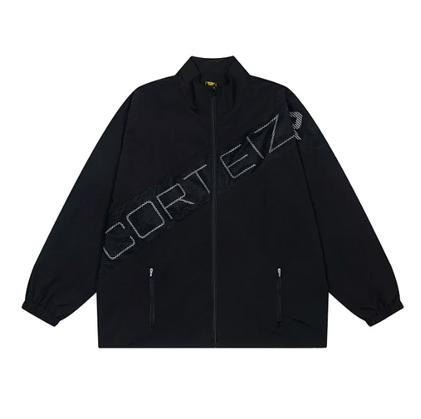 Corteiz Jackets Full-Zip Mesh Logo Panel Jacket product detail image 8