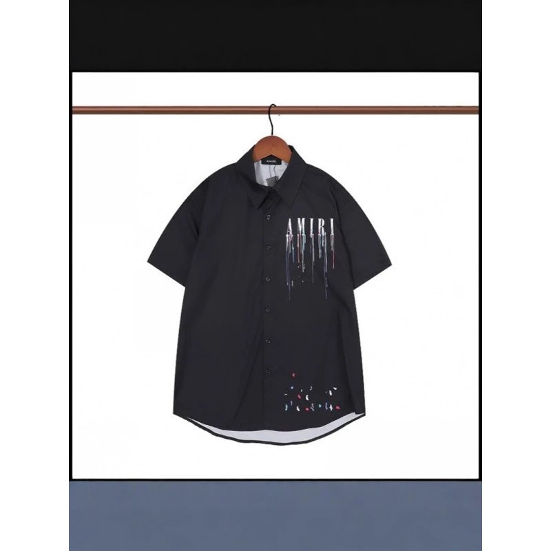 AMIRI Shirts Short-Sleeve Button-Up Graphic Print Shirt image 3