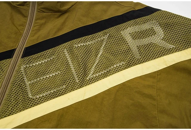 Corteiz Jackets Full-Zip Mesh Logo Panel Jacket product detail image 16