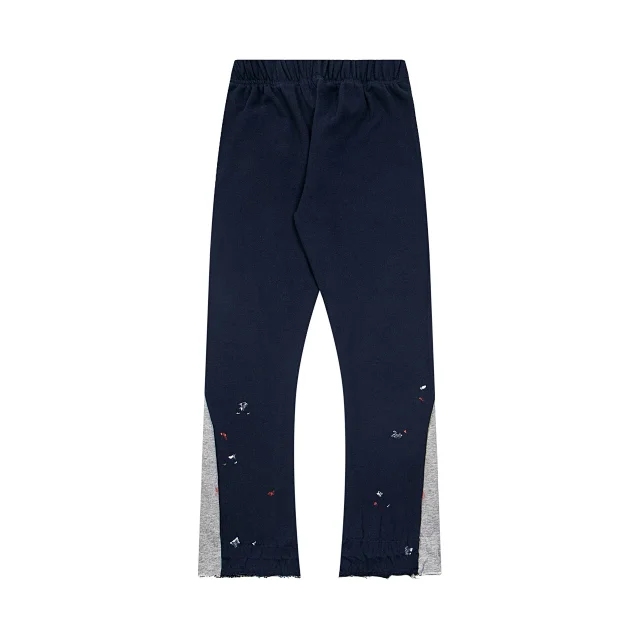 Galerie Dept. Trousers Paint-splatter graphic jogger with checkerboard star print and contrast side panels product detail image 6