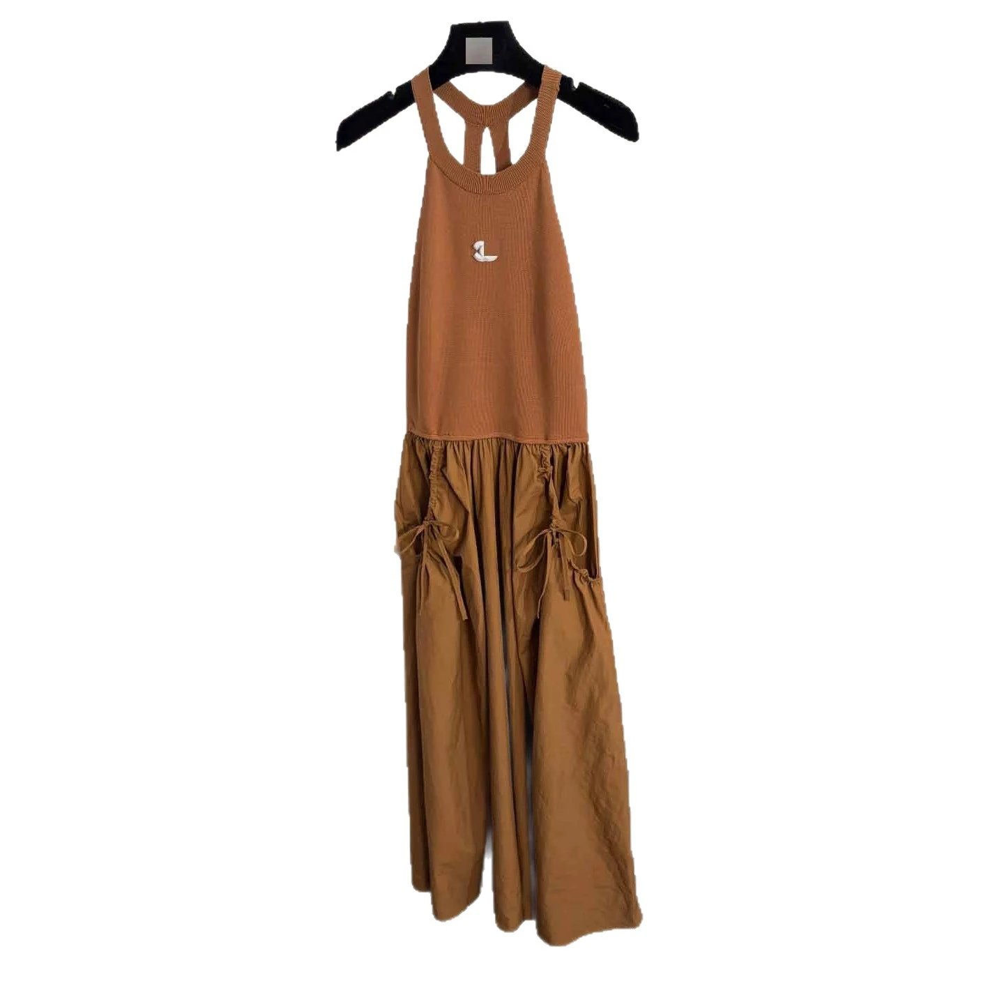 Unbranded Dresses Sleeveless Knit and Gathered Maxi Dress image 5