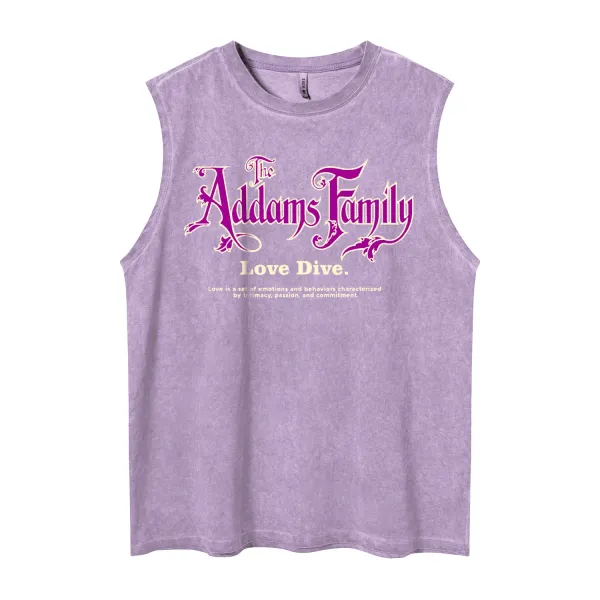 Design Skeleton Hand Floral Print Lavender Vest-Top - 8